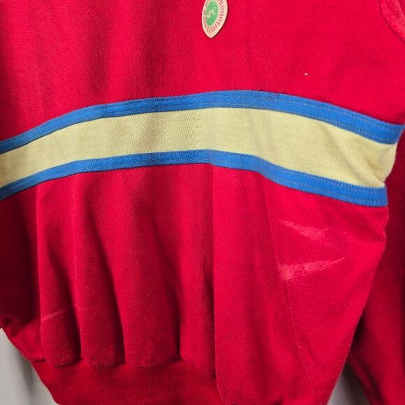 Vintage 80s Sport Promotion Center Italian Made Colorblock Sweatshirt EU 50 US L - Picture 5 of 8